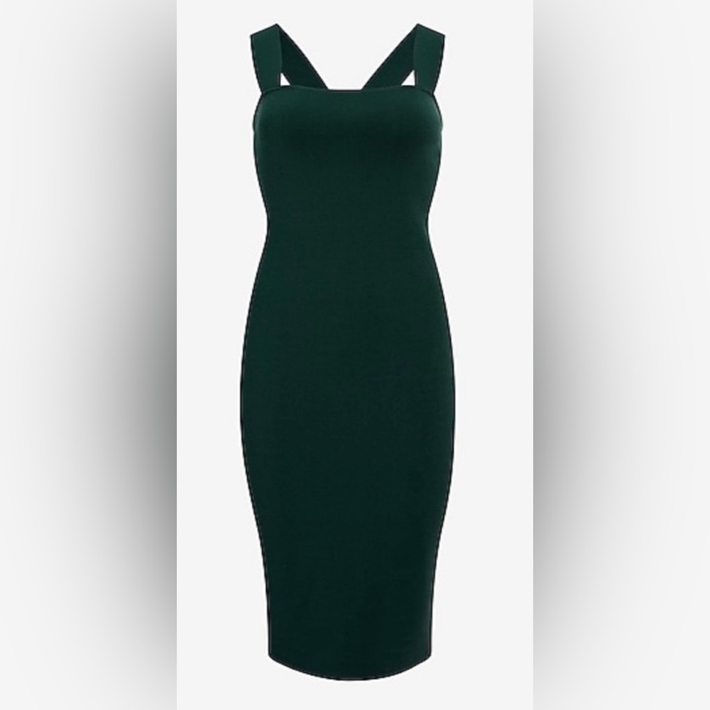 NWT Express Body Con Cross Back Dress